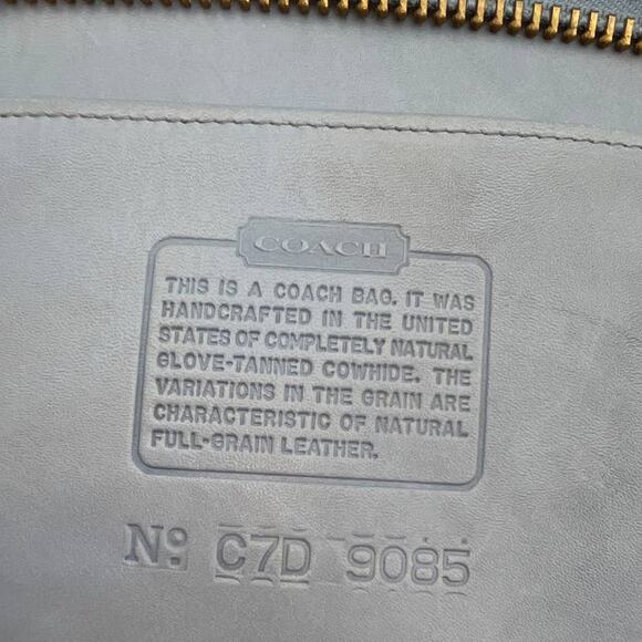 Vintage Coach XL Duffle Sac 9085 Periwinkle USA 1997  Vintage Coach XL Duffle Sac 9085 Periwinkle USA 1997